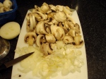mushrooms & onions